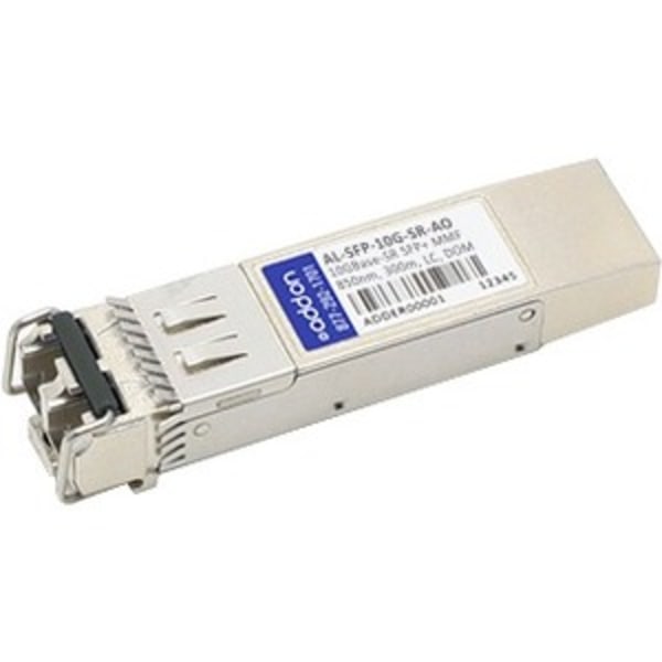 AddOn Alcatel-Lucent SFP-10G-SR Compatible TAA Compliant 10GBase-SR SFP+ Transceiver (MMF, 850nm, 300m, LC, DOM) - 100% compatible and guaranteed to w