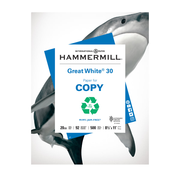 Hammermill&reg; Great White&reg; Copy Paper 745190