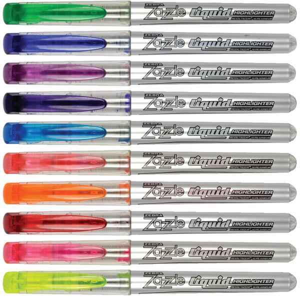 UPC 045888711112 product image for Zebra® Pen Zazzle Brights All-Purpose Highlighters, Pack Of 10, Chisel Point, As | upcitemdb.com