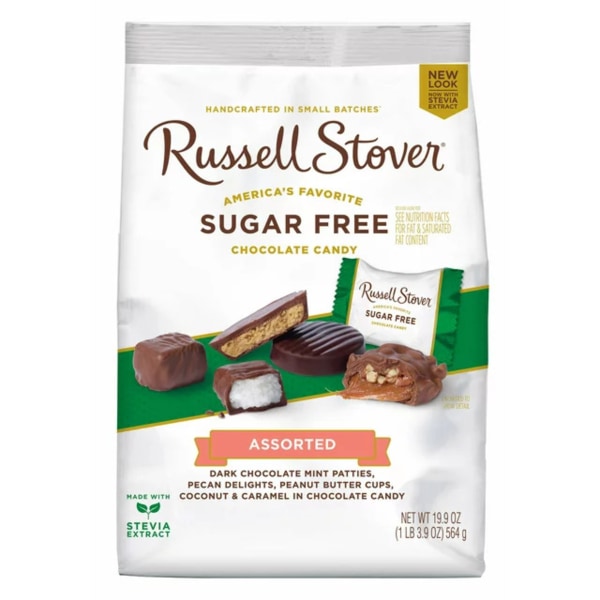 Russell Stover Sugar-Free Assorted Chocolate Candy, 19.9 oz. (220-02268) | Quill