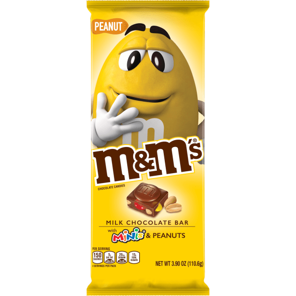 GTIN 040000539704 product image for M&M's� Chocolate Bars, Milk Chocolate With M&M's Minis And Peanut, 4 Oz, Case Of | upcitemdb.com