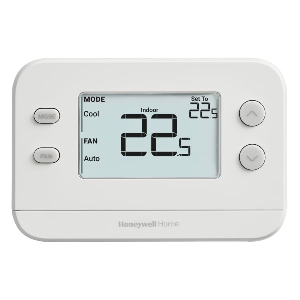 Home X1N Nonprogrammable Thermostat with Conventional/Heat Pump Single-Stage Compatibility, White, RTH11B/N