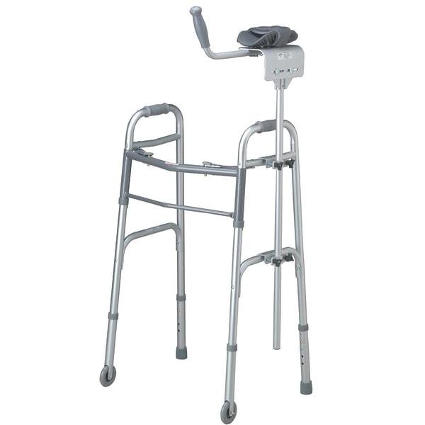Medline Universal Platform Walker Attachment for 1 Inch Diameter Frame Cradle Forearm for Comfortable Weight Bearing Mobility