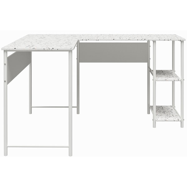 Ameriwood™ Home Berkeley 56""W L-Shaped Computer Desk, Terrazzo -  Ameriwood Home, 9689919COM