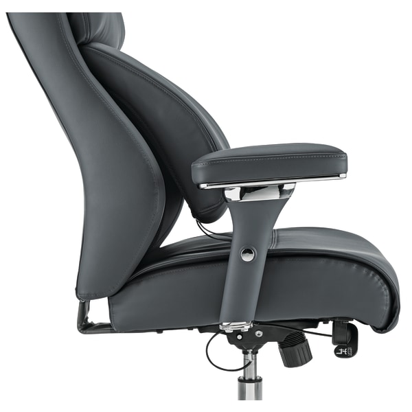 Realspace® Modern Comfort Keera Bonded Leather Mid-Back Manager's Chair