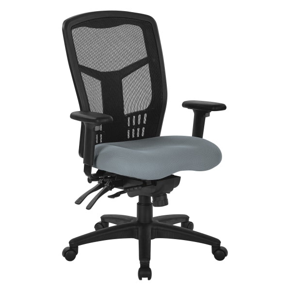 Office Star ProGrid Mesh High-Back Managers Chair, Gray