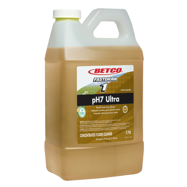 Betco® pH7 Ultra Fastdraw Floor Cleaner, 67.6 Oz Bottle, Case Of 4 -  1784700