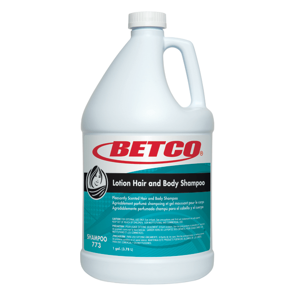 Betco Winning Hands Hair And Body Shampoo, 1 Gallon, Pack Of 4 -  7730400
