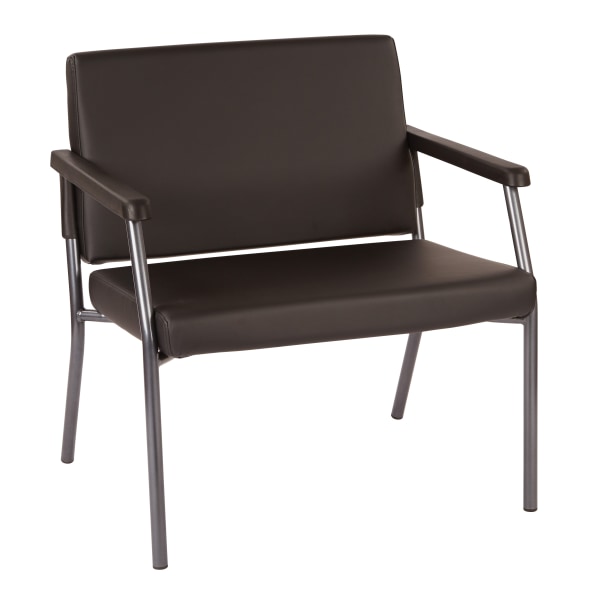 Bariatric Big & Tall Chair, Dillion Fabric With Arms, Black - BC9603-R107 - Furniture Comfortable seating for visitors.  Made with antim sku BC9603-R107
