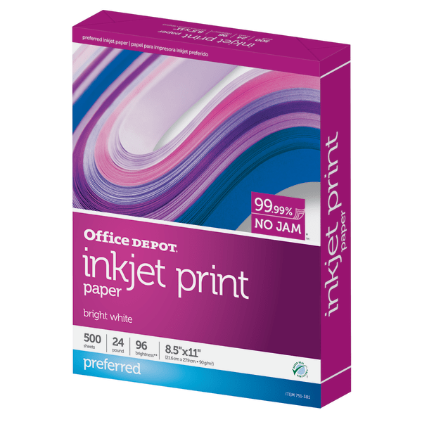 Simple Office Depot Printing Paper for Small Space
