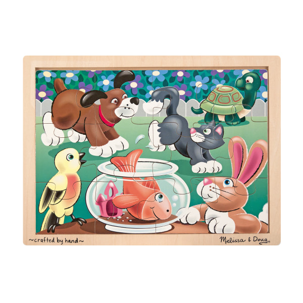 UPC 000772029322 product image for Melissa & Doug Playful Pets 12-Piece Jigsaw Puzzle | upcitemdb.com