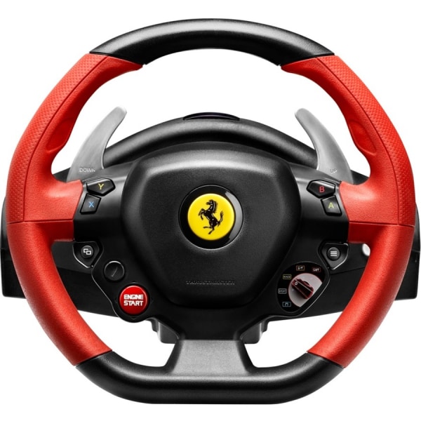 Thrustmaster Ferrari 458 Spider Racing Wheel  Cable  Xbox One Xbox Series S Xbox Series X  Black Red