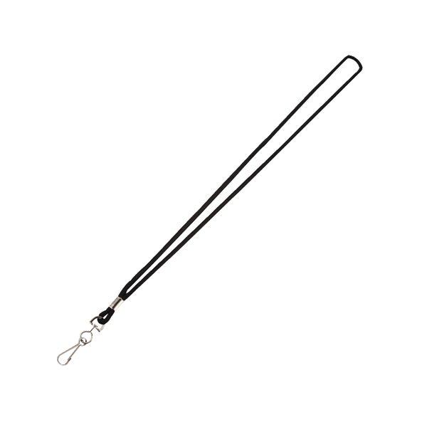 Office Depot Brand Lanyards Black Pack Of 10