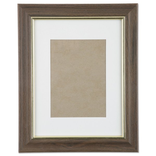 SKILCRAFT Certificate/Photo Vinyl Frames, 8-1/2 x 11, Walnut, Pack Of 12 Frames (AbilityOne 7105014089957)
