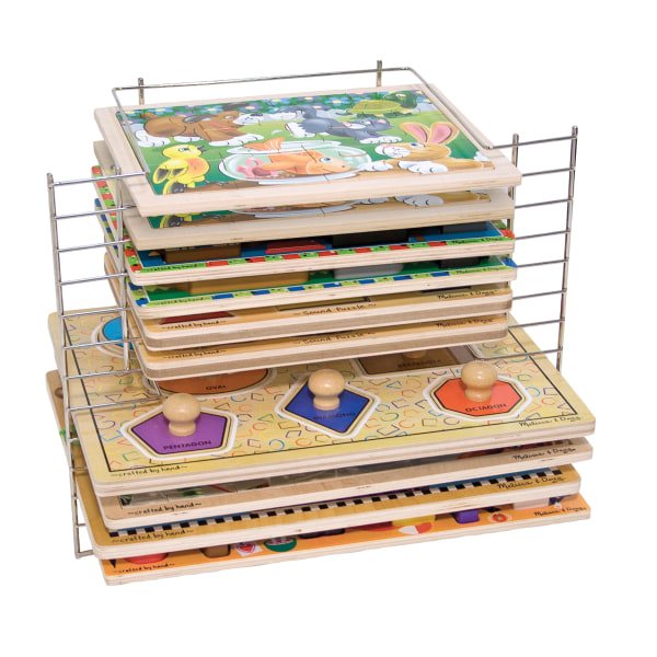 Photos - Other Decoration Melissa&Doug Melissa & Doug Deluxe Wire Puzzle Rack 1525 