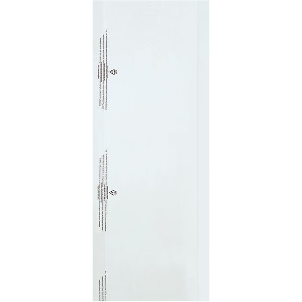 Partners Brand Garment Bags, 21"H x 4"W x 54"D, Clear, Roll Of 360