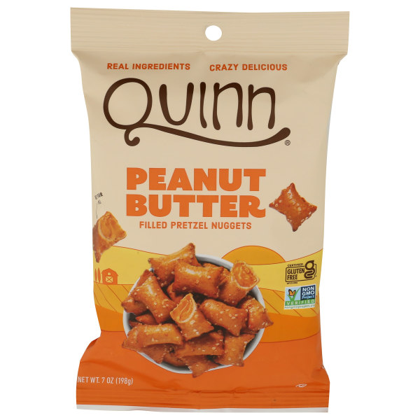 Filled Pretzel Nuggets, Peanut Butter, 7 Oz, Total Qty 8