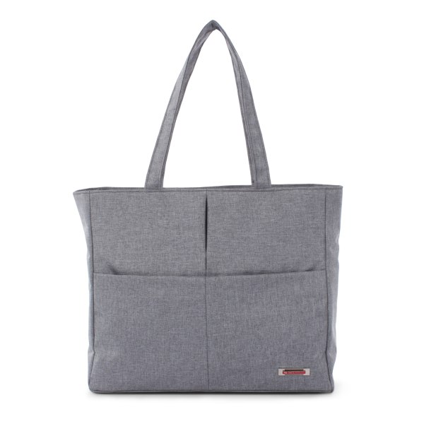 Swiss Mobility Women's Sterling Tote Bag With 15.6" Laptop Pocket, Gray