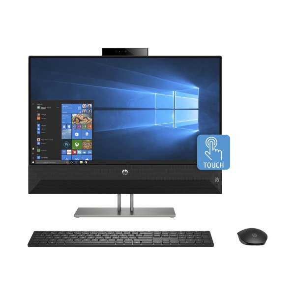 HP Pavilion 24-xa0000 24-xa0040 All-In-One PC, 23.8"" Full HD Touch Screen, Intel® Core™ i7 6-Core, 8 GB Memory, 1 TB Hard Drive, Windows 10 Home -  4NM64AA#ABA