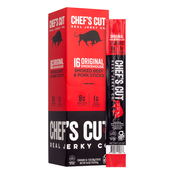 Chef s Cut Original Smokehouse Beef/Pork Meat Stick  16 ct./1 oz.