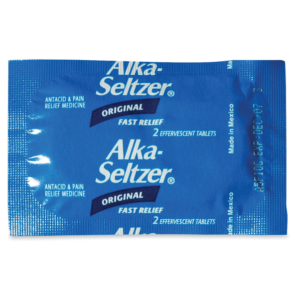 Lil' Drugstore Alka-Seltzer, 2 Per Packet, Box Of 15 Packets -  51060