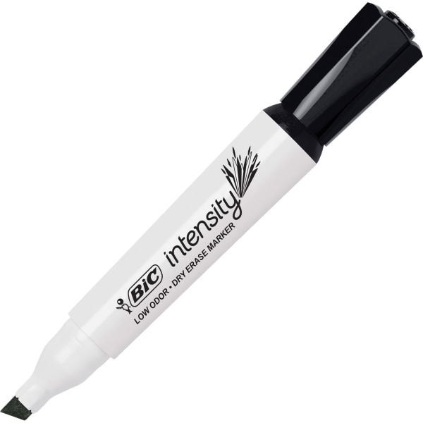 UPC 070330365056 product image for BIC Intensity Low Odor Dry Erase Markers - Chisel Marker Point Style - Black - 3 | upcitemdb.com