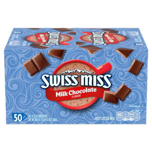 UPC 070920474915 product image for Swiss Miss Hot Cocoa, 0.73 Oz, Box Of 50 Packets | upcitemdb.com