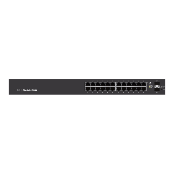 Ubiquiti Managed Gigabit Switch with SFP - 24 Ports - Manageable - Gigabit Ethernet - 10/100/1000Base-TX, 1000Base-X - 3 Layer Supported - 2 SFP Slots