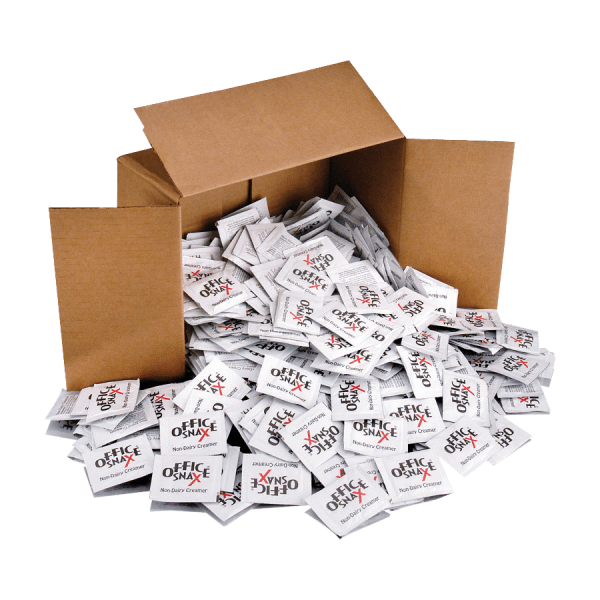 Office Snax 00022 Premeasured Single-Serve Packets  Powder Non-Dairy Creamer  800/Carton