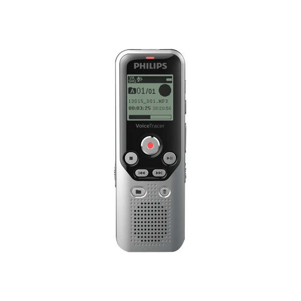 Voice Tracer  - Voice recorder - 8 GB - black, dark silver - Philips DVT1250