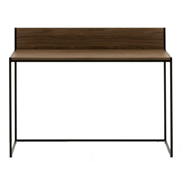 Allermuir Crate 48W Desk, Walnut/Black