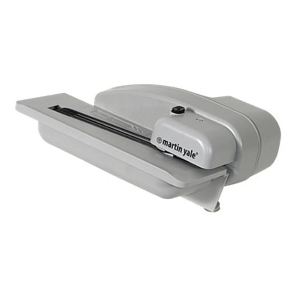 Martin Yale Premier Automatic Desktop Letter Opener - Electric - 3000 Envelopes Per Hour - Gray
