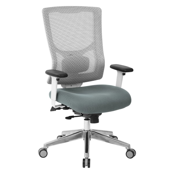 Office Star ProGrid Mid-Back Mesh Office Chair, Gray