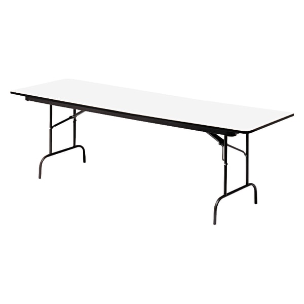 Iceberg Premium Folding Table, Rectangular, 60""W x 30""D, Gray/Charcoal -  55217