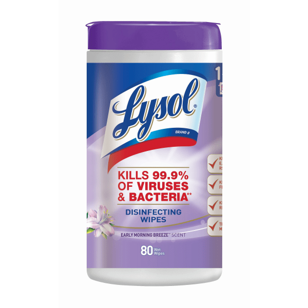 UPC 019200893473 product image for Lysol® Disinfecting Wipes, Early Morning Breeze Scent, 8