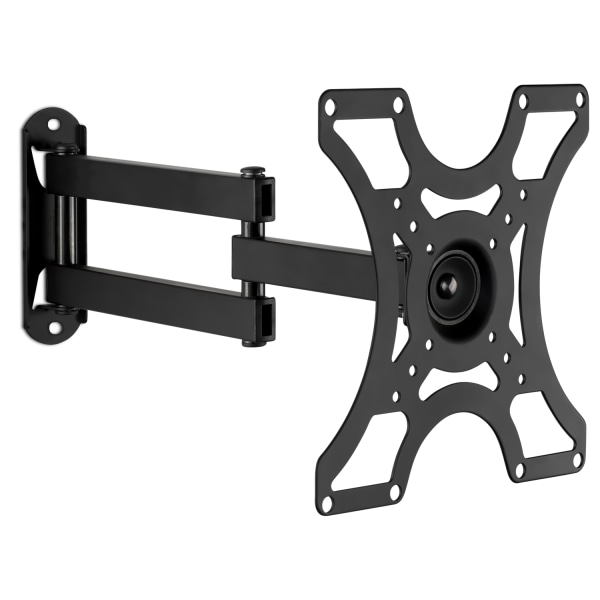 Mount-It! Wall Mount Bracket With Full-Motion Arm For 19 - 42"" TVs, 9.2""H x 12.4""W x 2.4""D, Silver -  MI-407-1