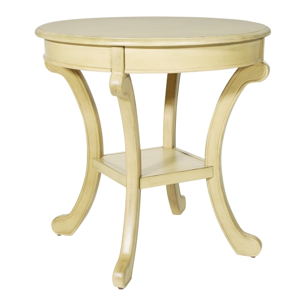 Office Star 425 Series Vermont Accent Table, 26-1/8H x 26W x 26D, Celedon