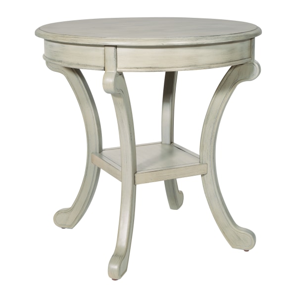 Office Star 425 Series Vermont Accent Table, 26-1/8H x 26W x 26D, Graystone