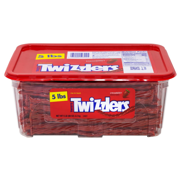 UPC 034000503124 product image for Twizzlers Strawberry Twists, 5 lb | upcitemdb.com