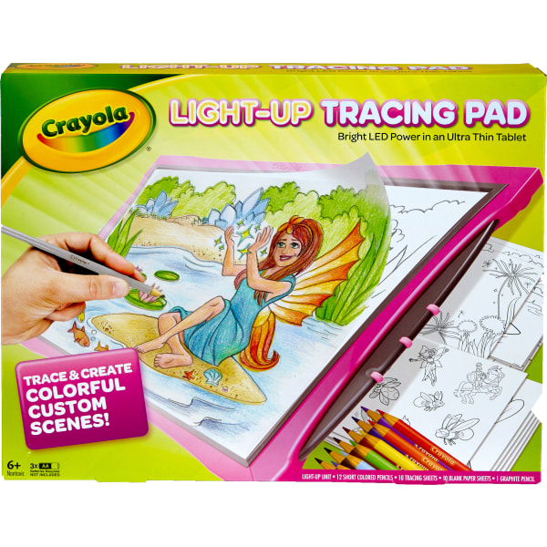 Crayola® Light-Up Tracing Pad, Pink