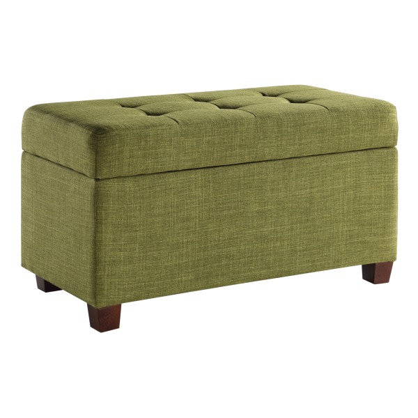 Office Star Metro Storage Ottoman, Green