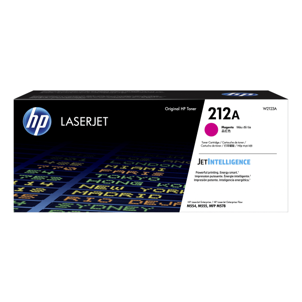 HP 212A Magenta Standard Yield Toner Cartridge, Prints Up to 4,500 pages (W2123A) | Quill