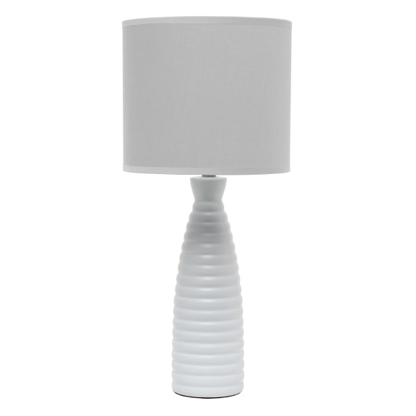 Alsace Bottle Table Lamp Gray - Simple Designs