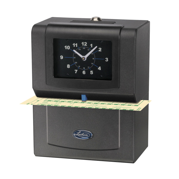 UPC 092447000019 product image for Lathem Time Heavy-Duty Automatic Time Recorder, Cool Gray | upcitemdb.com