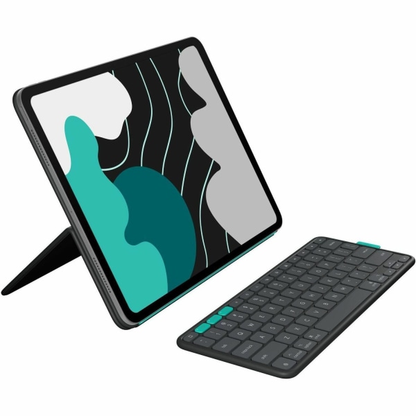 Logitech Flip Folio Case with Keyboard For 13-Inch iPad Pro (M4 and M5) and 13-Inch iPad Air (M2 and M3) in Graphite
