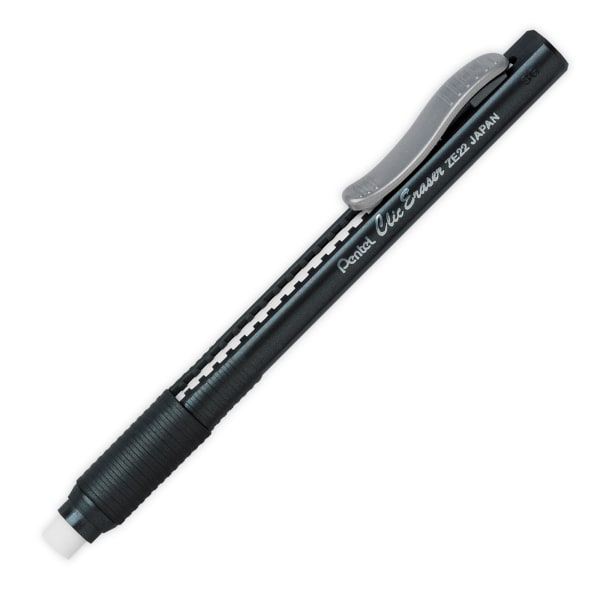 UPC 072512178423 product image for Pentel® Clic Erasers®, Black Barrel, Pack Of 12 | upcitemdb.com