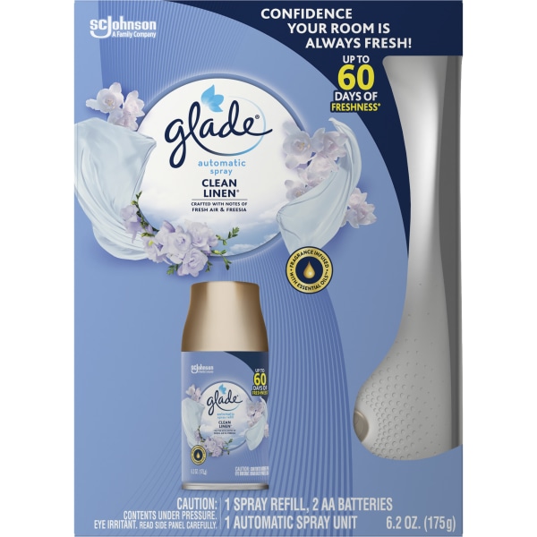 Glade Automatic Spray Kit Clean Linen Scent