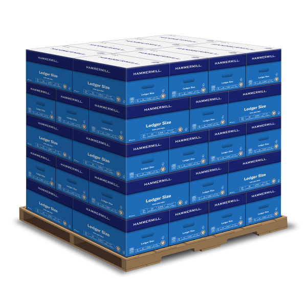 Hammermill� Printer Copy Paper, 11" x 17", 92 Bright, 20 Lb, Pallet Of 40 Cartons