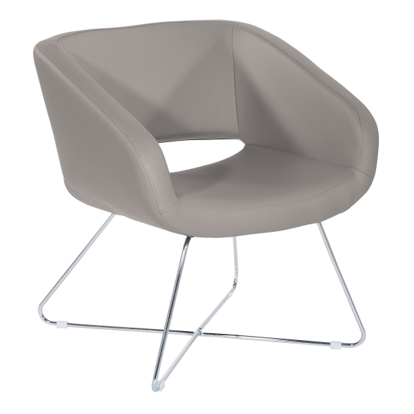 Office Star Resimercial Seating Lounge Chair, Gray