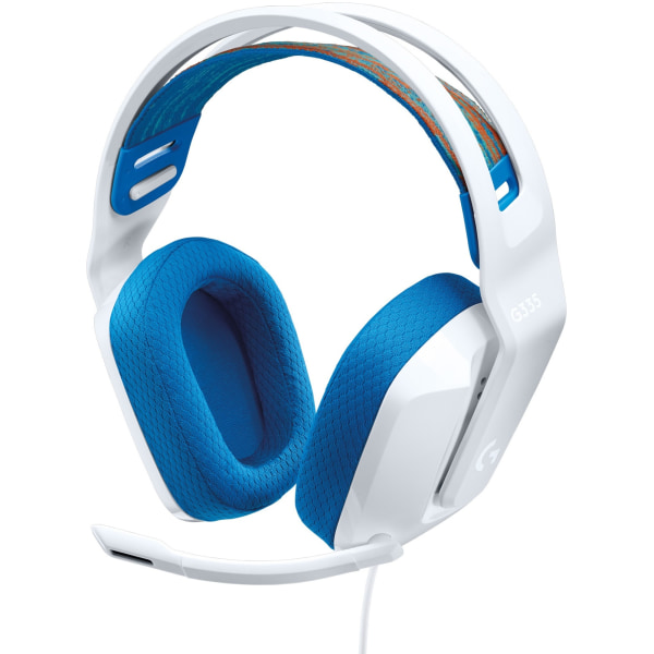 Logitech G G335 Wired Gaming Headset - Headset - full size - wired - 3.5 mm jack - white - Discord Certified